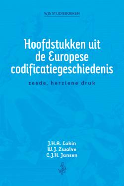 Hoofdstukken uit de Europese codificatiegeschiedenis